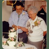 Carl I. and Teresa A. Forster at their 50th Wedding Anniversary. 1998. Riverside, California.