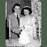 Carl I. Forster and Teresa A. Ulliman Wedding. January 21, 1948 in Springfield, Ohio.