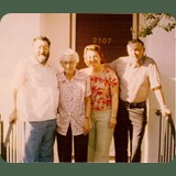 Carl I., Margaret, Margaret M. and Robert H. Forster.  Picture taken in Anaheim, California at Carl and Teresa Forsters home about 1979.