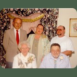 Carl I. and Teresa A. Forster 50th Wedding Anniversary, 1998. Standing left to right are their children Steven E., Christine E. and Carl E. Forster.