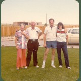 Eleanor,  Thomas, Edward and Jean Cannon (Parker) 1991.