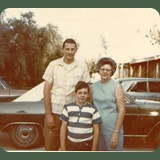 Harold and Angela Mann and with son Thomas.  Picture taken somewhere around 1967 in Tucson, Arizona.
