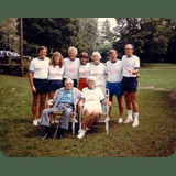 Joseph Ulliman and Iola " Tunny" Ulliman and Family. Taken in 1984 in Springfield, Ohio at a park during their 50th wedding anniversary party.