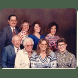 Roy and Mary Downs and family. 1993.