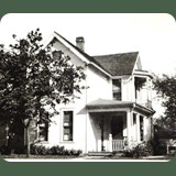 Ulliman Home at 1611 Edwards Ave. Springfield, Ohio.  Edward and Anna Ulliman's first home. Picture taken around 1930.